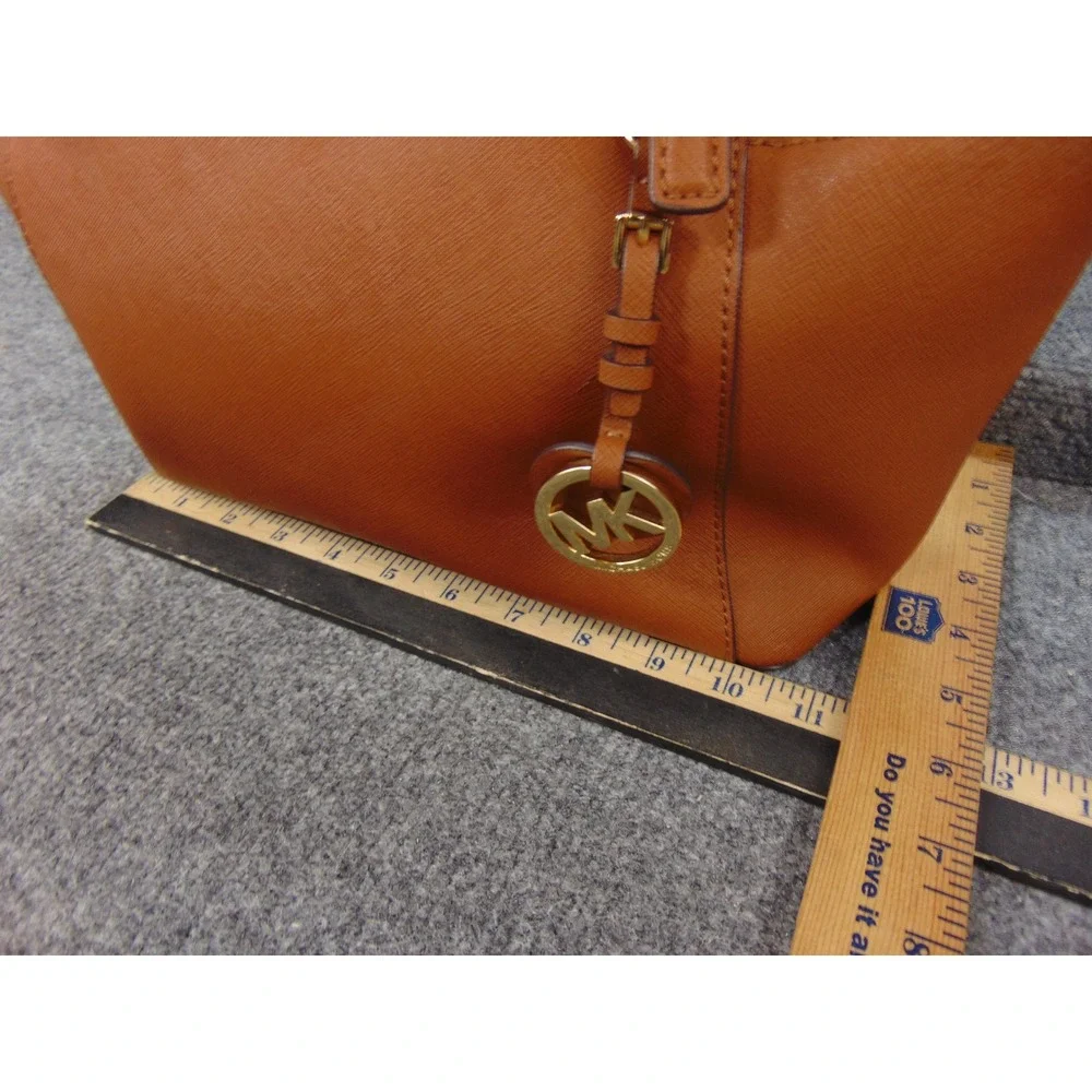 Michael Kors Jet Set‎ Travel Tote Bag Tan 30F2GTTT8L Saffiano Leather Designer